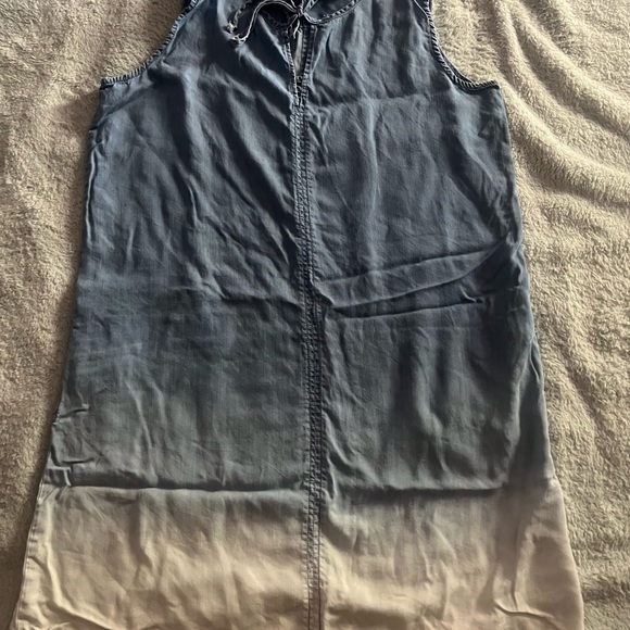 DKNY Light Degraded Blue Denim Dress - Picture 1 of 5